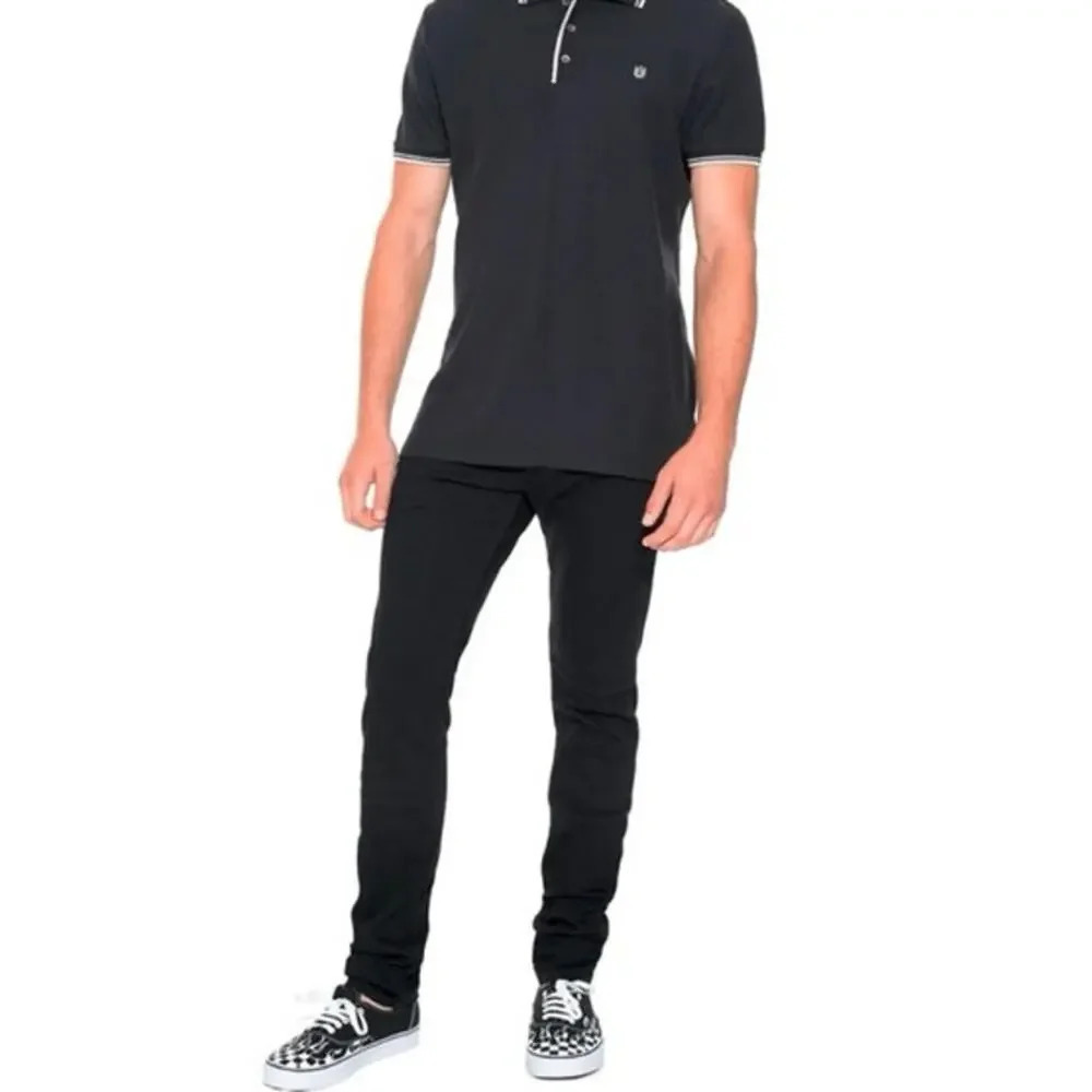 Cult of Individuality Punk Super Skinny Men’s Black Denim Jeans Size 34 x 30